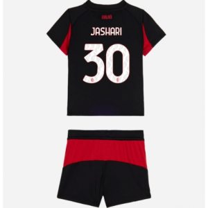 Koszulka piłkarska AC Milan Ardon Jashari #30 Koszulka Podstawowej dziecięce 2025-26 +Krótkie Spodenk