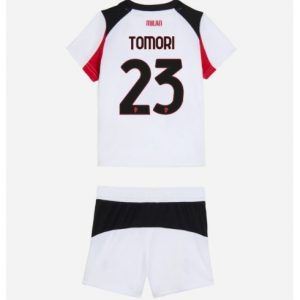 Koszulka piłkarska AC Milan Fikayo Tomori #23 Koszulka Wyjazdowej dziecięce 2025-26 +Krótkie Spodenk