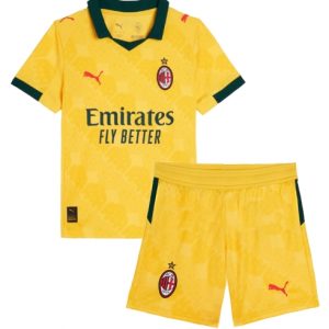 Koszulka piłkarska AC Milan Koszulka Trzeciej dziecięce 2025-26 +Krótkie Spodenk