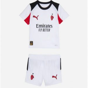 Koszulka piłkarska AC Milan Koszulka Wyjazdowej dziecięce 2025-26 +Krótkie Spodenk