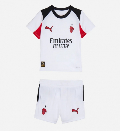 Koszulka piłkarska AC Milan Luka Modric #14 Koszulka Wyjazdowej dziecięce 2025-26 +Krótkie Spodenk 2 Koszulka piłkarska AC Milan Luka Modric #14 Koszulka Wyjazdowej dziecięce 2025-26 +Krótkie Spodenk