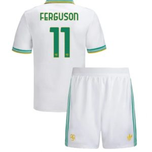 Koszulka piłkarska AS Roma Evan Ferguson #11 Koszulka Trzeciej dziecięce 2025-26 +Krótkie Spodenk