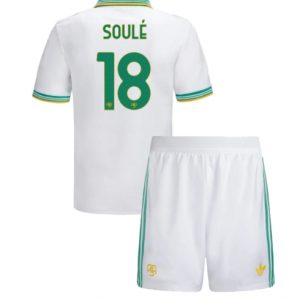 Koszulka piłkarska AS Roma Matias Soule #18 Koszulka Trzeciej dziecięce 2025-26 +Krótkie Spodenk