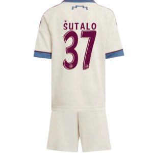 Koszulka piłkarska Ajax Josip Sutalo #37 Koszulka Trzeciej dziecięce 2025-26 +Krótkie Spodenk