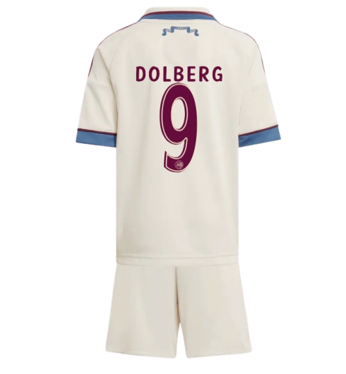 Koszulka piłkarska Ajax Kasper Dolberg #9 Koszulka Trzeciej dziecięce 2025-26 +Krótkie Spodenk Koszulka piłkarska Ajax Kasper Dolberg #9 Koszulka Trzeciej dziecięce 2025-26 +Krótkie Spodenk