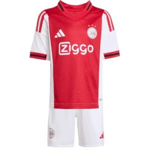 Koszulka piłkarska Ajax Koszulka Podstawowej dziecięce 2025-26 +Krótkie Spodenk