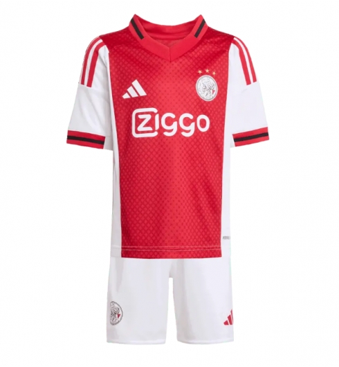 Koszulka piłkarska Ajax Steven Berghuis #23 Koszulka Podstawowej dziecięce 2025-26 +Krótkie Spodenk 2 Koszulka piłkarska Ajax Steven Berghuis #23 Koszulka Podstawowej dziecięce 2025-26 +Krótkie Spodenk