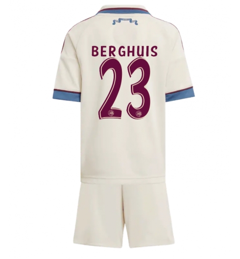 Koszulka piłkarska Ajax Steven Berghuis #23 Koszulka Trzeciej dziecięce 2025-26 +Krótkie Spodenk Koszulka piłkarska Ajax Steven Berghuis #23 Koszulka Trzeciej dziecięce 2025-26 +Krótkie Spodenk