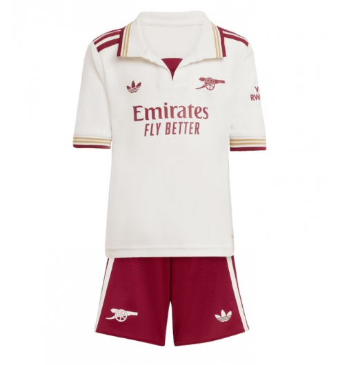 Koszulka piłkarska Arsenal Ben White #4 Koszulka Trzeciej dziecięce 2025-26 +Krótkie Spodenk 2 Koszulka piłkarska Arsenal Ben White #4 Koszulka Trzeciej dziecięce 2025-26 +Krótkie Spodenk