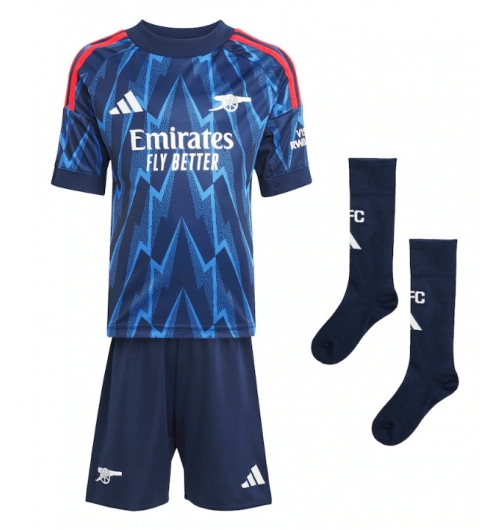 Koszulka piłkarska Arsenal Gabriel Martinelli #11 Koszulka Wyjazdowej dziecięce 2025-26 +Krótkie Spodenk 2 Koszulka piłkarska Arsenal Gabriel Martinelli #11 Koszulka Wyjazdowej dziecięce 2025-26 +Krótkie Spodenk