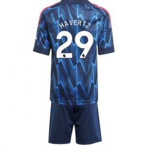 Koszulka piłkarska Arsenal Kai Havertz #29 Koszulka Wyjazdowej dziecięce 2025-26 +Krótkie Spodenk