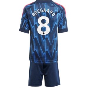 Koszulka piłkarska Arsenal Martin Odegaard #8 Koszulka Wyjazdowej dziecięce 2025-26 +Krótkie Spodenk