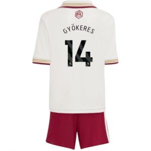 Koszulka piłkarska Arsenal Viktor Gyokeres #14 Koszulka Trzeciej dziecięce 2025-26 +Krótkie Spodenk