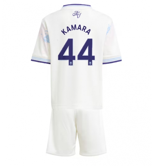 Koszulka piłkarska Aston Villa Boubacar Kamara #44 Koszulka Trzeciej dziecięce 2025-26 +Krótkie Spodenk Koszulka piłkarska Aston Villa Boubacar Kamara #44 Koszulka Trzeciej dziecięce 2025-26 +Krótkie Spodenk