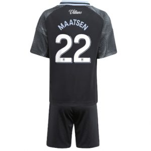 Koszulka piłkarska Aston Villa Ian Maatsen #22 Koszulka Wyjazdowej dziecięce 2025-26 +Krótkie Spodenk