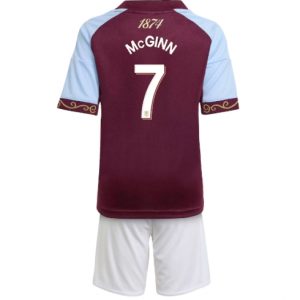 Koszulka piłkarska Aston Villa John McGinn #7 Koszulka Podstawowej dziecięce 2025-26 +Krótkie Spodenk