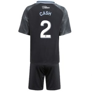Koszulka piłkarska Aston Villa Matty Cash #2 Koszulka Wyjazdowej dziecięce 2025-26 +Krótkie Spodenk