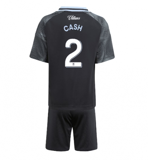 Koszulka piłkarska Aston Villa Matty Cash #2 Koszulka Wyjazdowej dziecięce 2025-26 +Krótkie Spodenk Koszulka piłkarska Aston Villa Matty Cash #2 Koszulka Wyjazdowej dziecięce 2025-26 +Krótkie Spodenk
