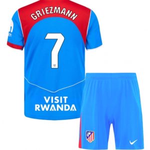 Koszulka piłkarska Atletico Madrid Antoine Griezmann #7 Koszulka Trzeciej dziecięce 2025-26 +Krótkie Spodenk