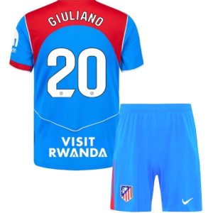 Koszulka piłkarska Atletico Madrid Giuliano Simeone #20 Koszulka Trzeciej dziecięce 2025-26 +Krótkie Spodenk