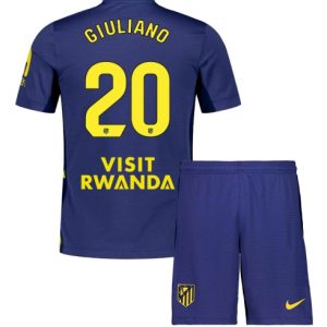 Koszulka piłkarska Atletico Madrid Giuliano Simeone #20 Koszulka Wyjazdowej dziecięce 2025-26 +Krótkie Spodenk