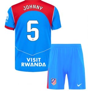 Koszulka piłkarska Atletico Madrid Johnny Cardoso #5 Koszulka Trzeciej dziecięce 2025-26 +Krótkie Spodenk