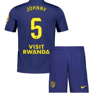 Koszulka piłkarska Atletico Madrid Johnny Cardoso #5 Koszulka Wyjazdowej dziecięce 2025-26 +Krótkie Spodenk