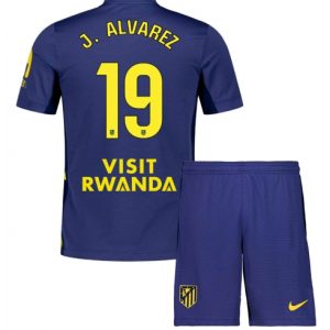 Koszulka piłkarska Atletico Madrid Julian Alvarez #19 Koszulka Wyjazdowej dziecięce 2025-26 +Krótkie Spodenk