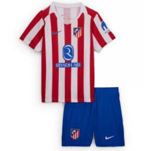 Koszulka piłkarska Atletico Madrid Koszulka Podstawowej dziecięce 2025-26 +Krótkie Spodenk