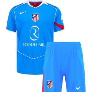 Koszulka piłkarska Atletico Madrid Koszulka Trzeciej dziecięce 2025-26 +Krótkie Spodenk