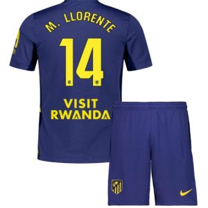 Koszulka piłkarska Atletico Madrid Marcos Llorente #14 Koszulka Wyjazdowej dziecięce 2025-26 +Krótkie Spodenk