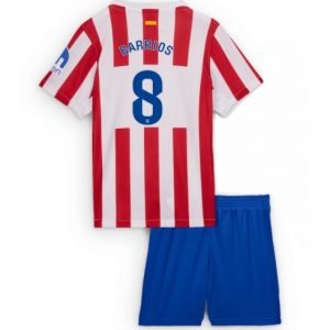 Koszulka piłkarska Atletico Madrid Pablo Barrios #8 Koszulka Podstawowej dziecięce 2025-26 +Krótkie Spodenk