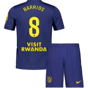 Koszulka piłkarska Atletico Madrid Pablo Barrios #8 Koszulka Wyjazdowej dziecięce 2025-26 +Krótkie Spodenk