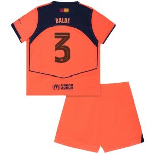 Koszulka piłkarska Barcelona Alejandro Balde #3 Koszulka Trzeciej dziecięce 2025-26 +Krótkie Spodenk