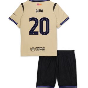 Koszulka piłkarska Barcelona Dani Olmo #20 Koszulka Wyjazdowej dziecięce 2025-26 +Krótkie Spodenk Koszulka piłkarska Barcelona Dani Olmo #20 Koszulka Wyjazdowej dziecięce 2025-26 +Krótkie Spodenk