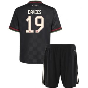 Koszulka piłkarska Bayern Munich Alphonso Davies #19 Koszulka Trzeciej dziecięce 2025-26 +Krótkie Spodenk