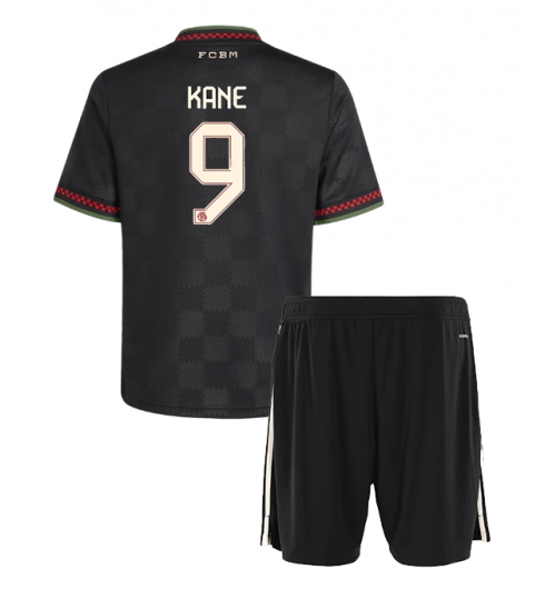 Koszulka piłkarska Bayern Munich Harry Kane #9 Koszulka Trzeciej dziecięce 2025-26 +Krótkie Spodenk Koszulka piłkarska Bayern Munich Harry Kane #9 Koszulka Trzeciej dziecięce 2025-26 +Krótkie Spodenk