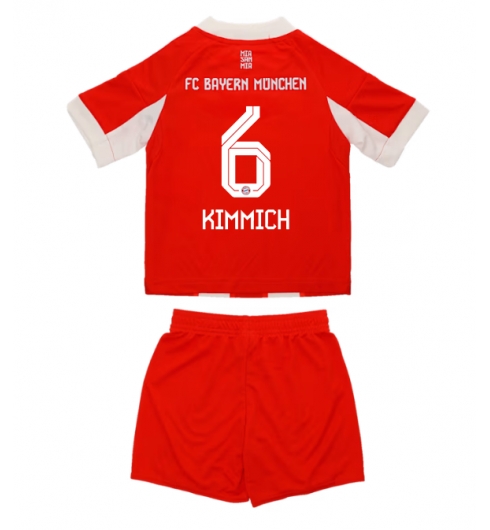 Koszulka piłkarska Bayern Munich Joshua Kimmich #6 Koszulka Podstawowej dziecięce 2025-26 +Krótkie Spodenk Koszulka piłkarska Bayern Munich Joshua Kimmich #6 Koszulka Podstawowej dziecięce 2025-26 +Krótkie Spodenk