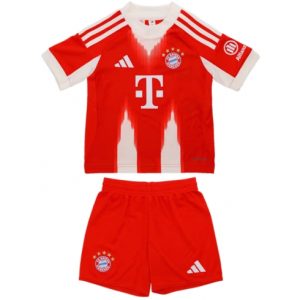 Koszulka piłkarska Bayern Munich Koszulka Podstawowej dziecięce 2025-26 +Krótkie Spodenk Koszulka piłkarska Bayern Munich Koszulka Podstawowej dziecięce 2025-26 +Krótkie Spodenk