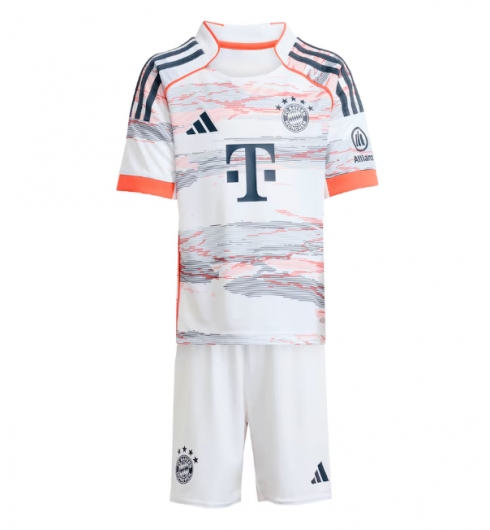 Koszulka piłkarska Bayern Munich Luis Diaz #14 Koszulka Wyjazdowej dziecięce 2025-26 +Krótkie Spodenk 2 Koszulka piłkarska Bayern Munich Luis Diaz #14 Koszulka Wyjazdowej dziecięce 2025-26 +Krótkie Spodenk