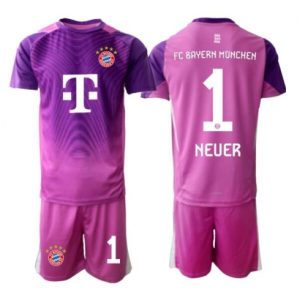 Koszulka piłkarska Bayern Munich Manuel Neuer #1 Bramkarskie Koszulka Trzeciej dziecięce 2025-26 +Krótkie Spodenk