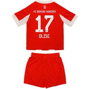 Koszulka piłkarska Bayern Munich Michael Olise #17 Koszulka Podstawowej dziecięce 2025-26 +Krótkie Spodenk