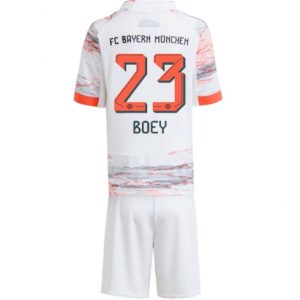 Koszulka piłkarska Bayern Munich Sacha Boey #23 Koszulka Wyjazdowej dziecięce 2025-26 +Krótkie Spodenk