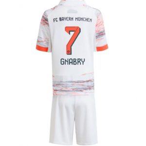 Koszulka piłkarska Bayern Munich Serge Gnabry #7 Koszulka Wyjazdowej dziecięce 2025-26 +Krótkie Spodenk