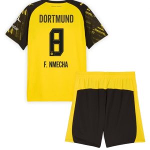 Koszulka piłkarska Borussia Dortmund Felix Nmecha #8 Koszulka Podstawowej dziecięce 2025-26 +Krótkie Spodenk