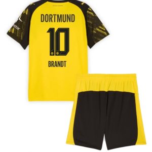 Koszulka piłkarska Borussia Dortmund Julian Brandt #10 Koszulka Podstawowej dziecięce 2025-26 +Krótkie Spodenk