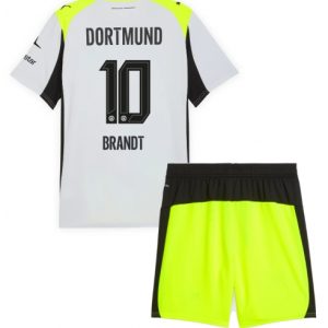 Koszulka piłkarska Borussia Dortmund Julian Brandt #10 Koszulka Wyjazdowej dziecięce 2025-26 +Krótkie Spodenk