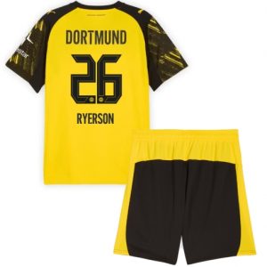 Koszulka piłkarska Borussia Dortmund Julian Ryerson #26 Koszulka Podstawowej dziecięce 2025-26 +Krótkie Spodenk