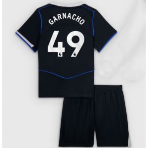 Koszulka piłkarska Chelsea Alejandro Garnacho #49 Koszulka Trzeciej dziecięce 2025-26 +Krótkie Spodenk