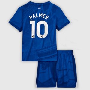 Koszulka piłkarska Chelsea Cole Palmer #10 Koszulka Podstawowej dziecięce 2025-26 +Krótkie Spodenk